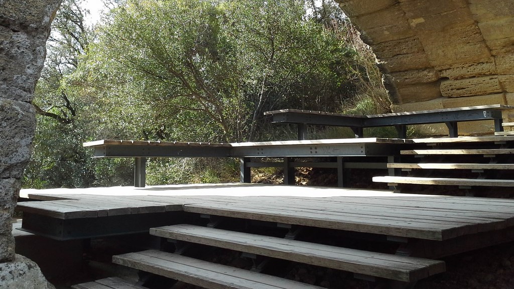 pont du gard terrasse bois